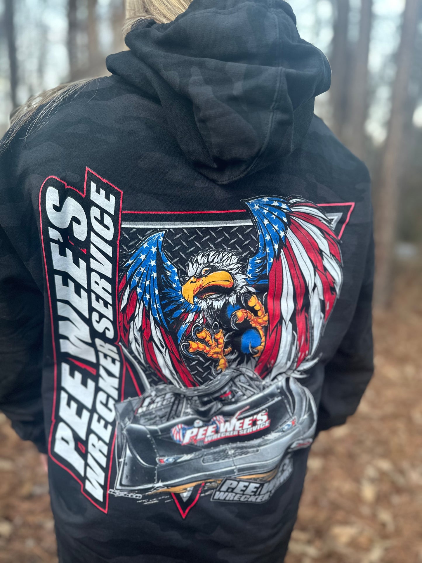 Pee Wee’s Black Camo Hoodie